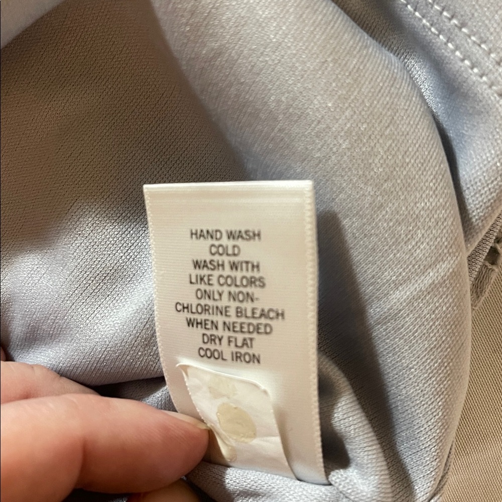 Banana Republic Light Blue Lace Overlay Tank - Picture 5 of 8